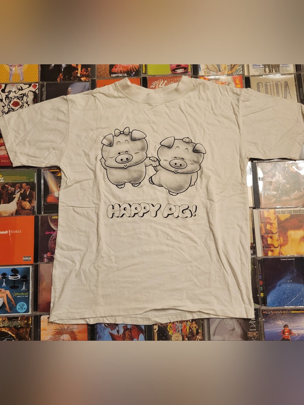 90s Single Stitch Happy Pig!